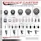 Service Caster 6'' Gray Poly Wheel Swivel 7/16'' Grip Ring Stem Caster Set 2 Brakes, 4PK SCC-GR20S614-PPUB-TLB-716138-2-S-2 - alternate 2